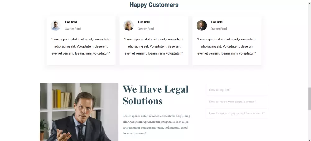 سأقوم بتنفيذ صفحة هبوط