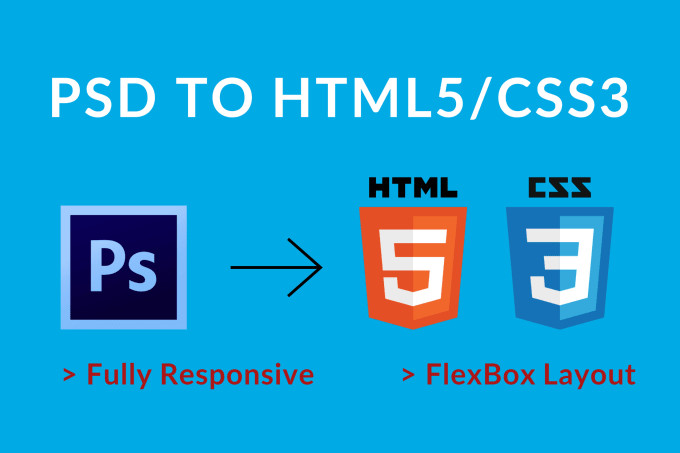 تحويل أي ملف PSD إلى HTML