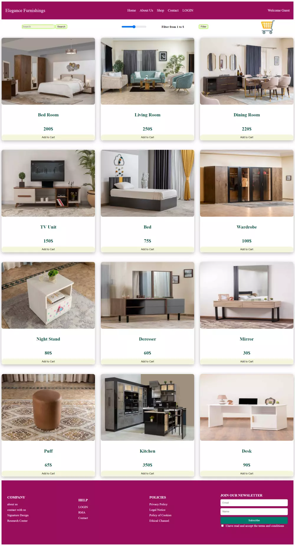 إنشاء صفحة هبوط لموقع إلكتروني باستخدام HTML,CSS,JAVASCRIPT
