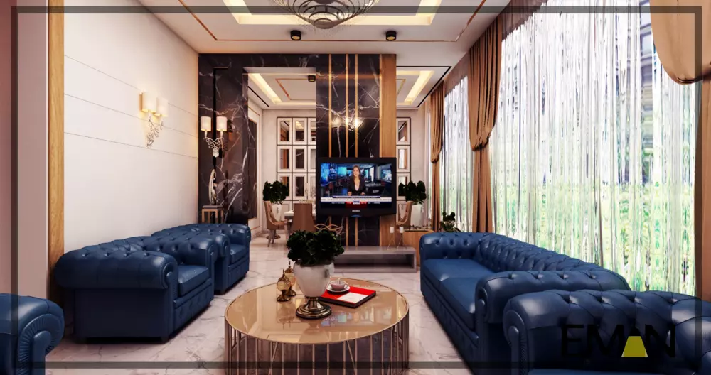 تصميم داخلي مساحة 5م