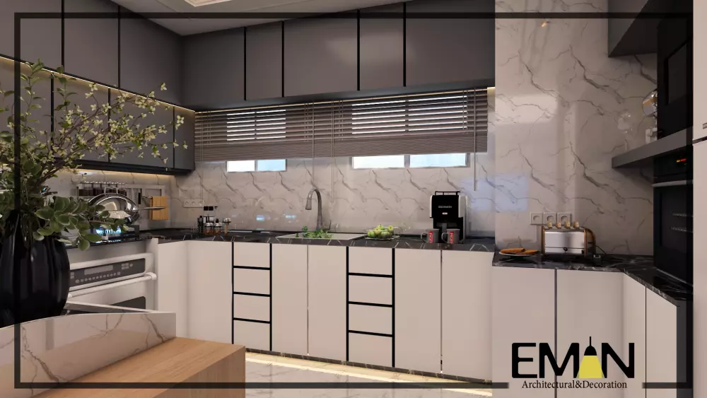 تصميم داخلي مساحة 5م