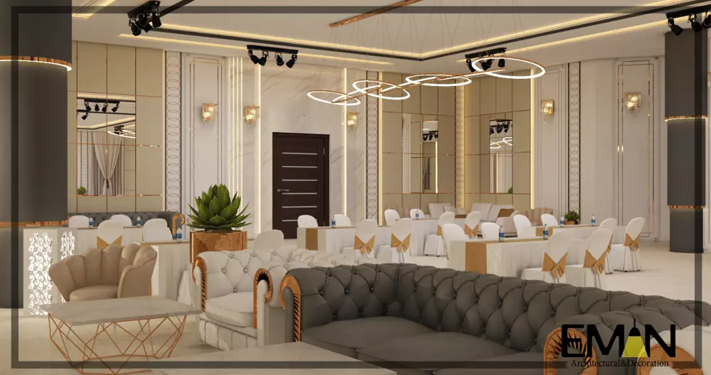 تصميم داخلي لمختلف الفراغات