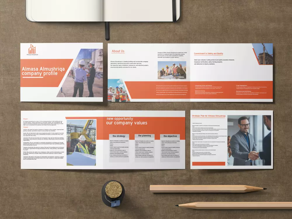 تصميم بروفايل شركات: لمسة من الأناقة تبرز تميزك وتحقق أهدافك