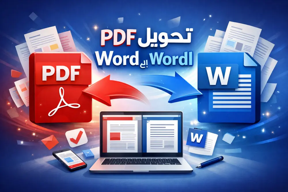 تحويل ملفات PDF إلى Word مع إمكانية التعديل الكامل