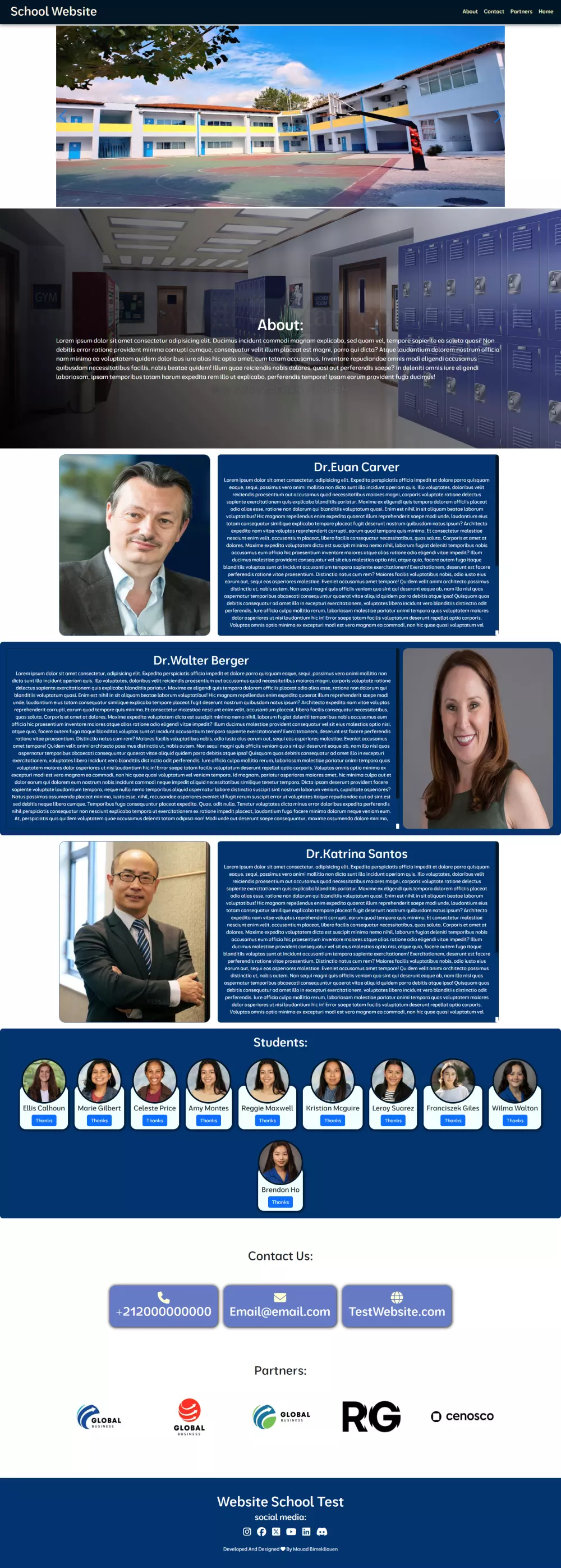 تصميم وتطوير موقع احترافي بمواصفات احترافية وحديثة