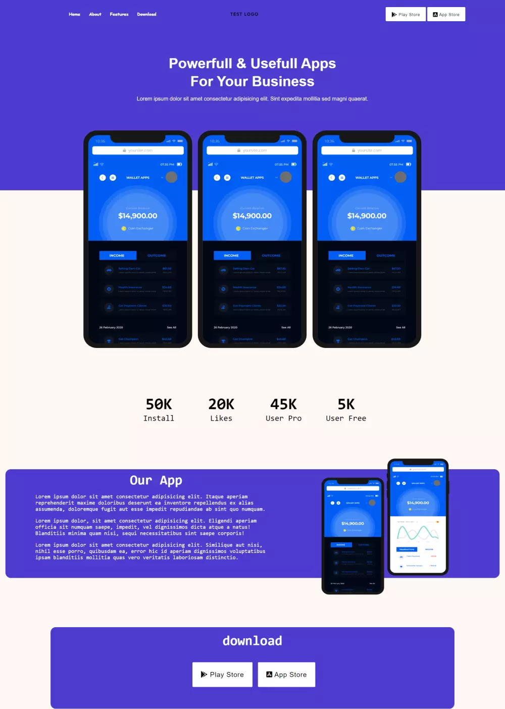 تصميم وتطوير موقع احترافي بمواصفات احترافية وحديثة