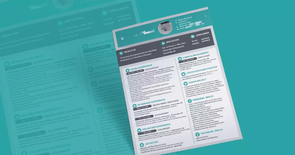 سيرة ذاتية طبقا للمقاييس العالمية لكتابة السيرة الذاتية