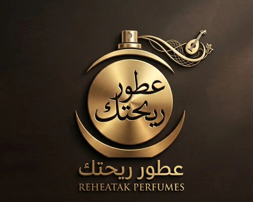تصميم شعار وهوية بصرية فاخرة لمحل عطور ريحتك