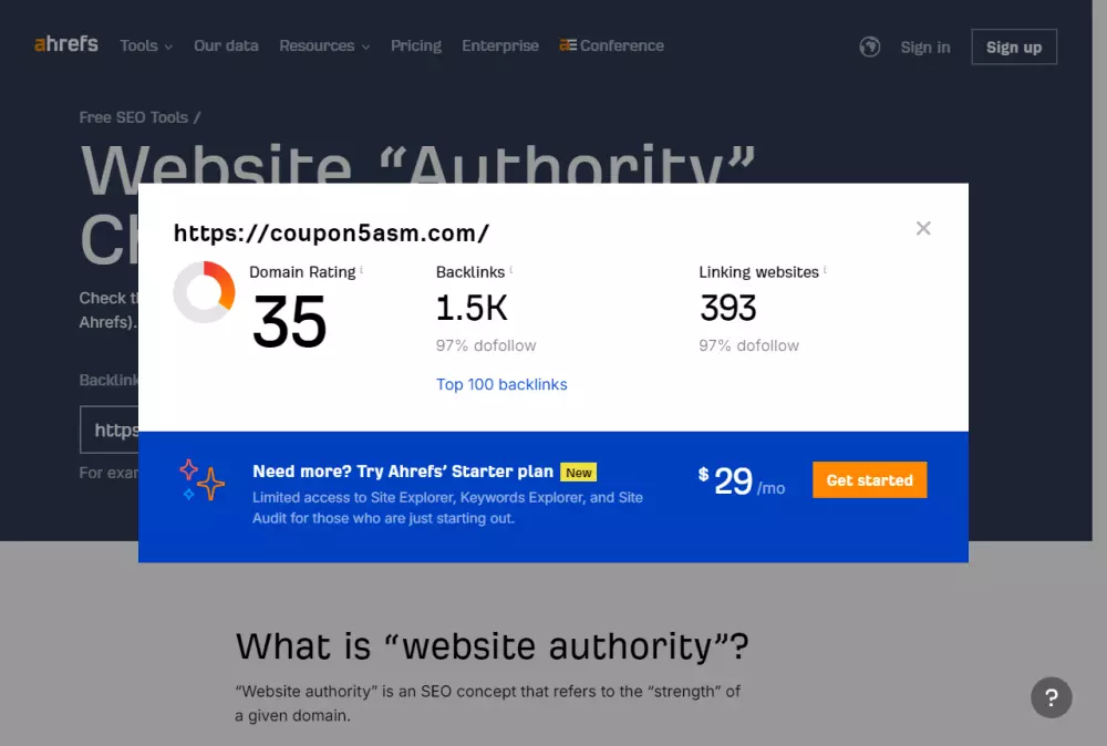 زيادة ترتيب الدومين على موقع Ahref DA