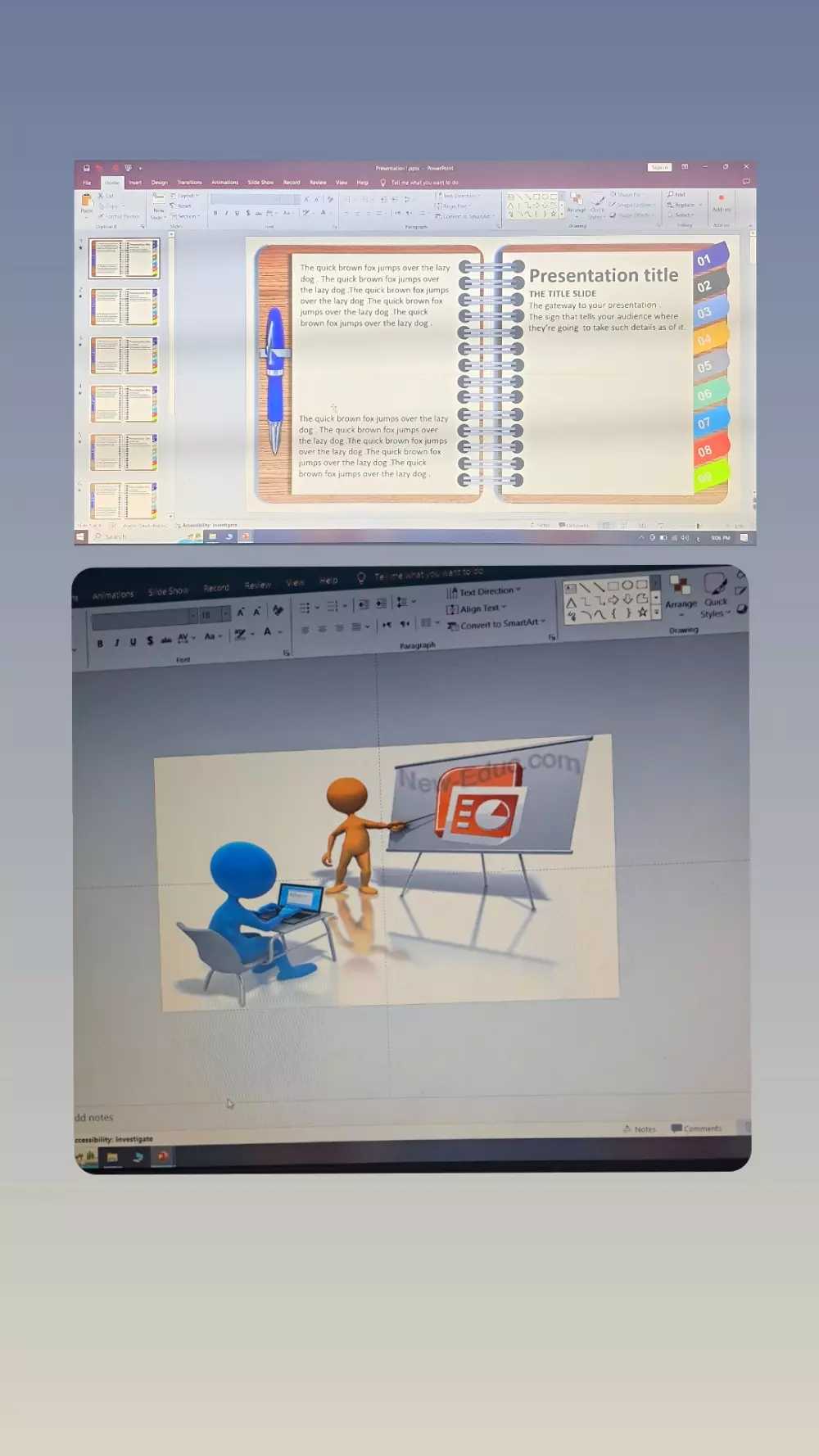 تصميم عروض تقديمية باحترافية