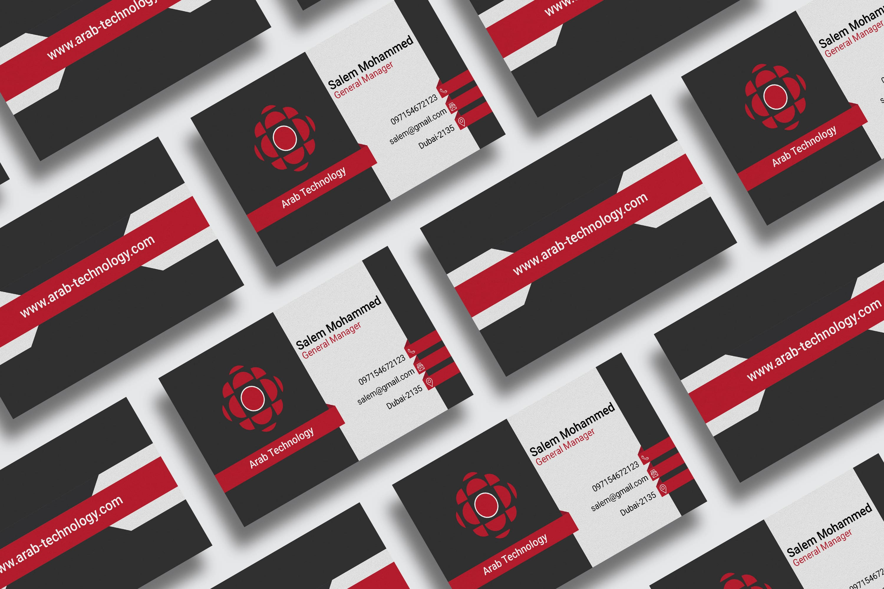 تصميم كرت شخصي -ورق مراسلات- أظرف باحترافية ودقة