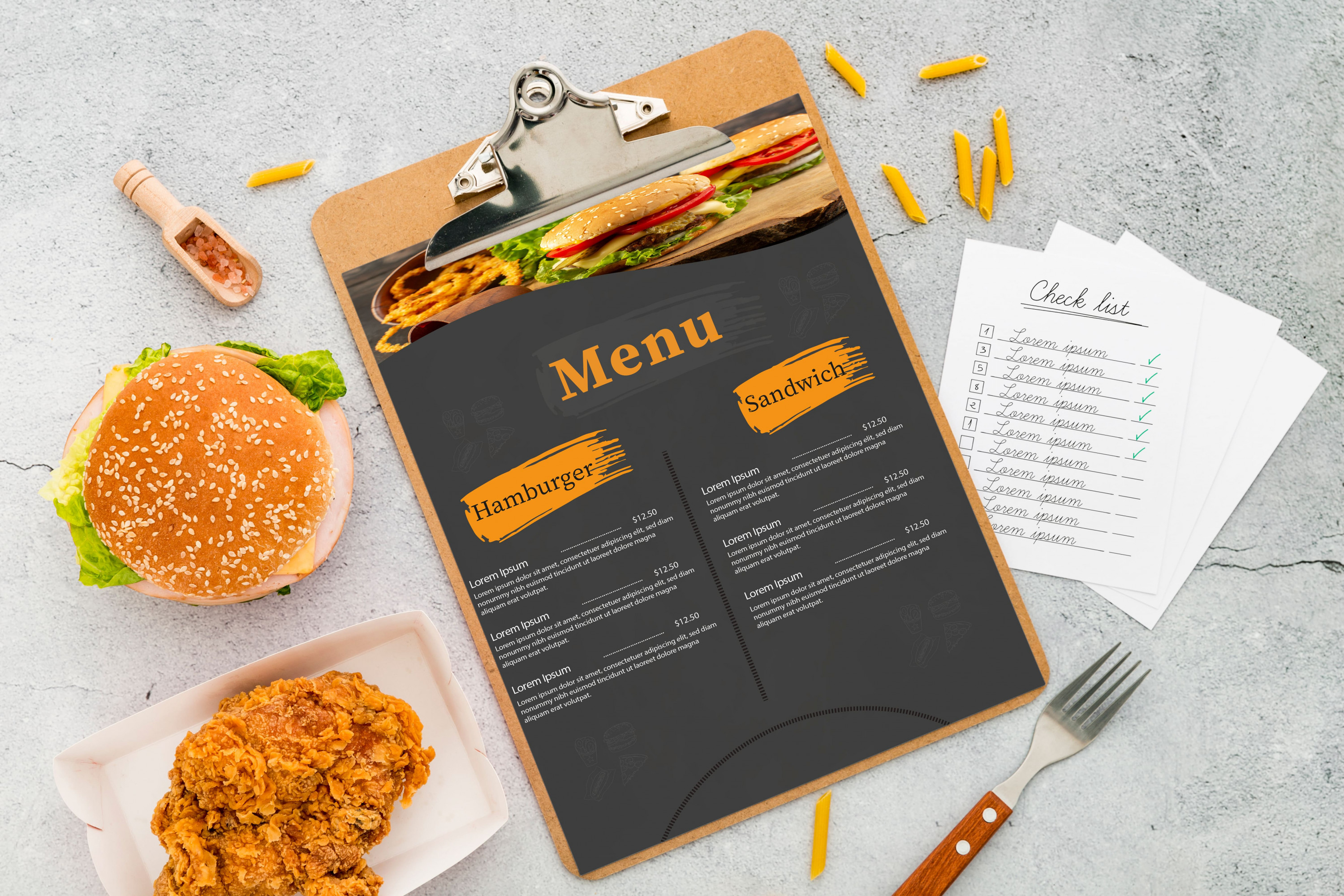 تصميم بروشور-منيو- فولدر- فلاير احترافي