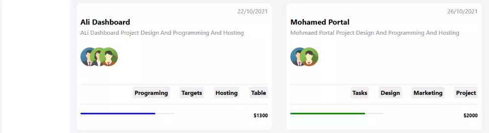Dashboard للتحكم علي البيانات بذكاء وبساطة
