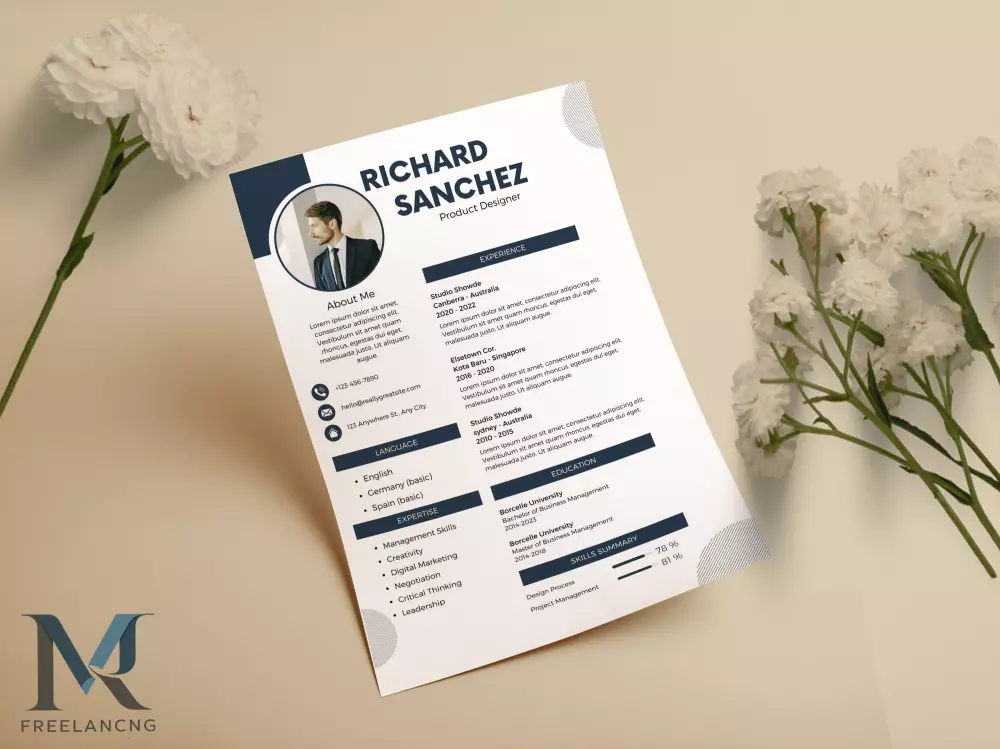 تصميم سيره ذاتيه Cv متوافق مع نظام ATS