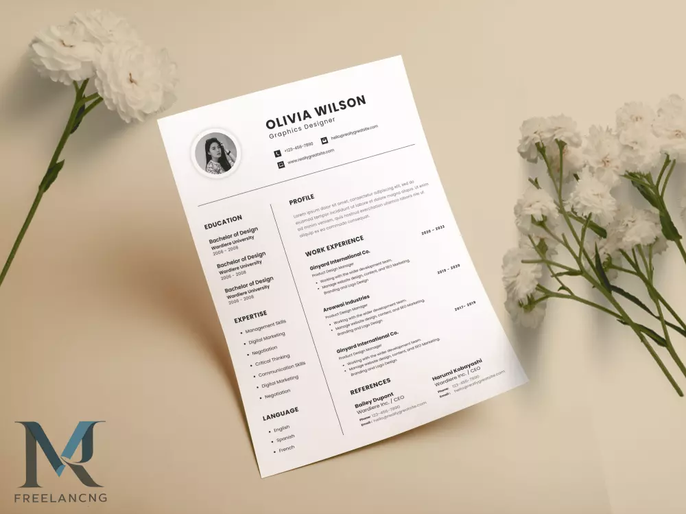 تصميم سيره ذاتيه Cv متوافق مع نظام ATS