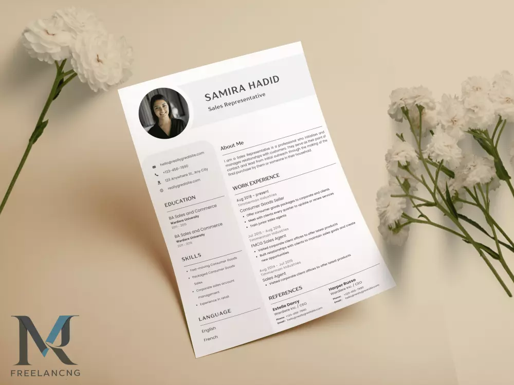 تصميم سيره ذاتيه Cv متوافق مع نظام ATS