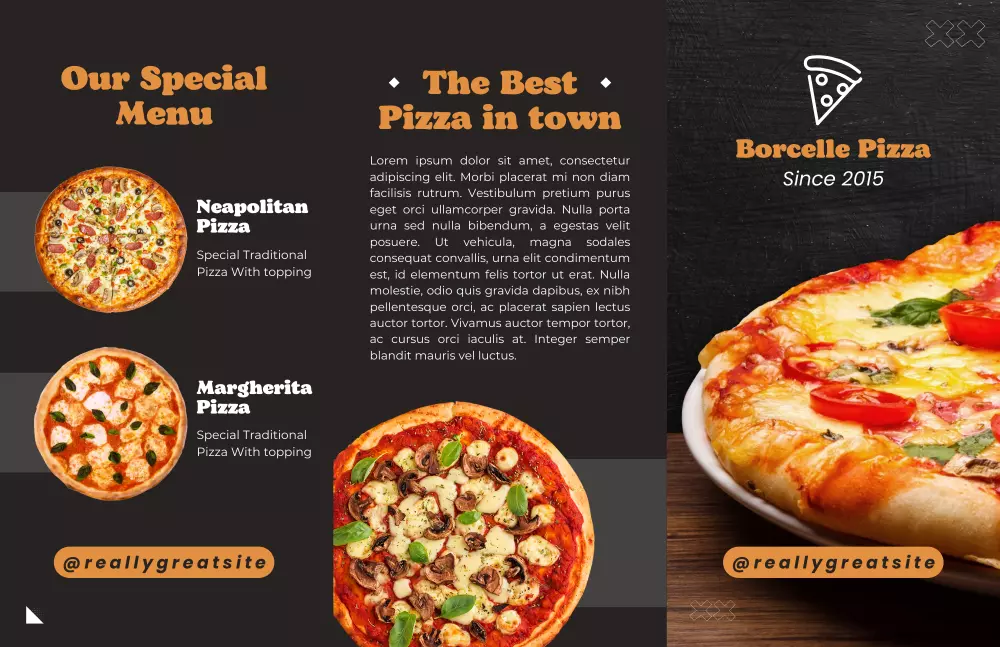 تصميم منيو [menu]