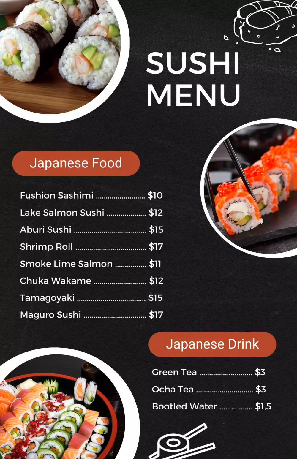 تصميم منيو [menu]
