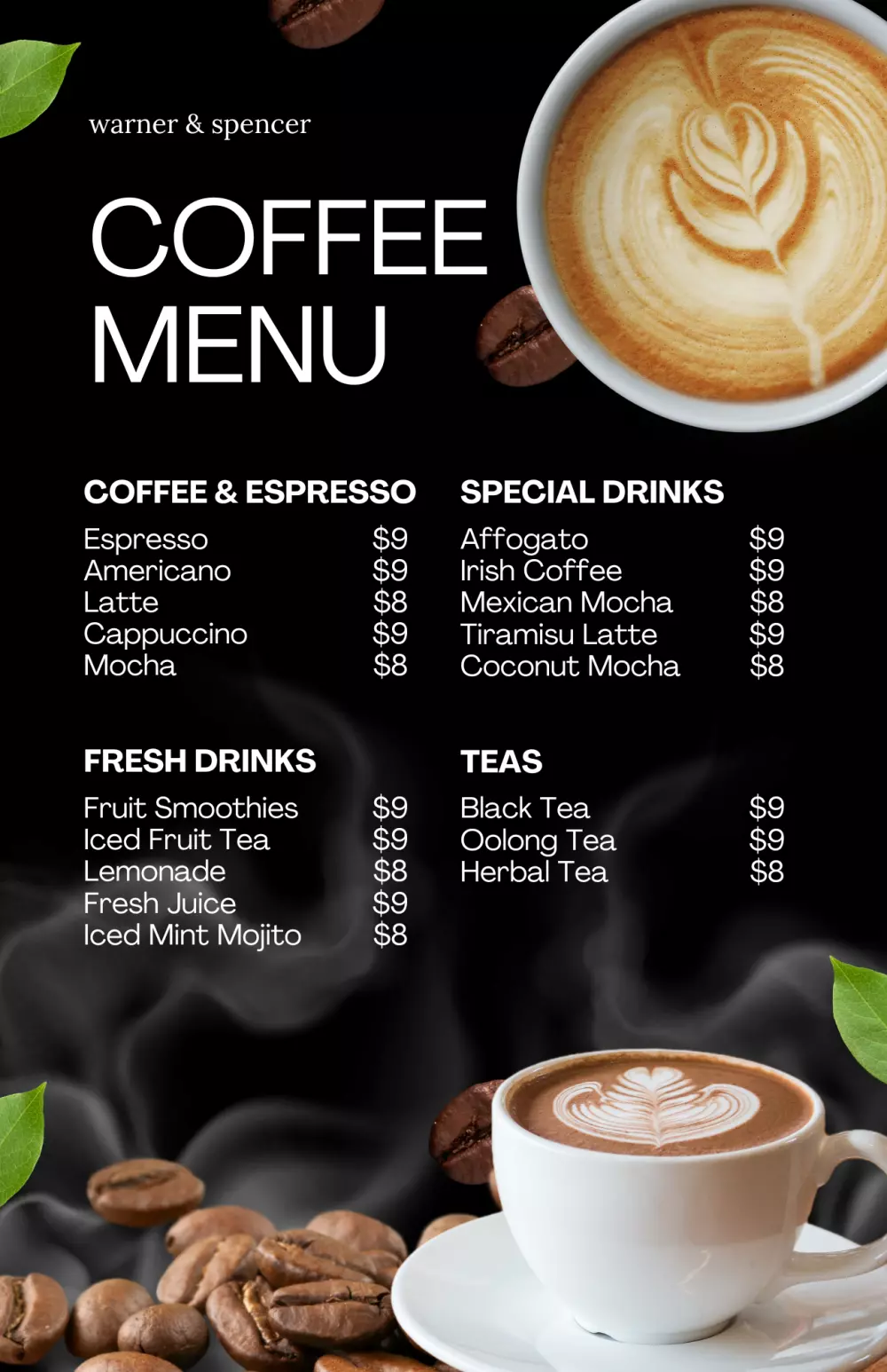 تصميم منيو [menu]