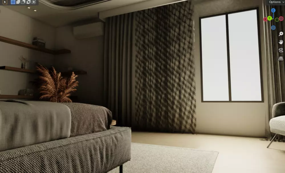 تصميم غرف نوم 3D