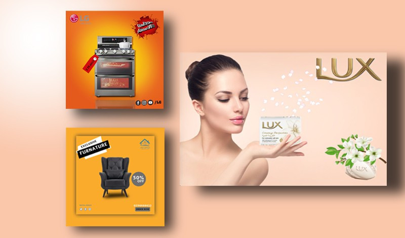 تصميم اعلان سوشيال ميديا احترافي