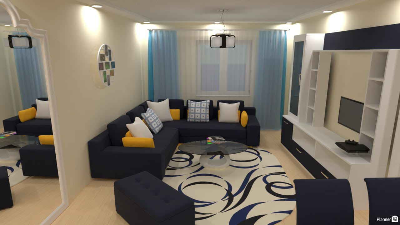 تصميم داخلي لمنزك 3d