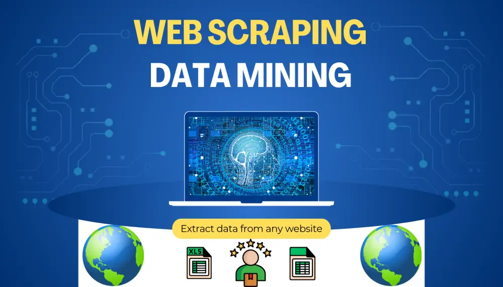 استخراج البيانات من المواقع المختلفة(متاجر إلكترونية – مواقع إعلانات – منصات تعليمية – مواقع عقارات … وغيرها) ( Web Scraping ).