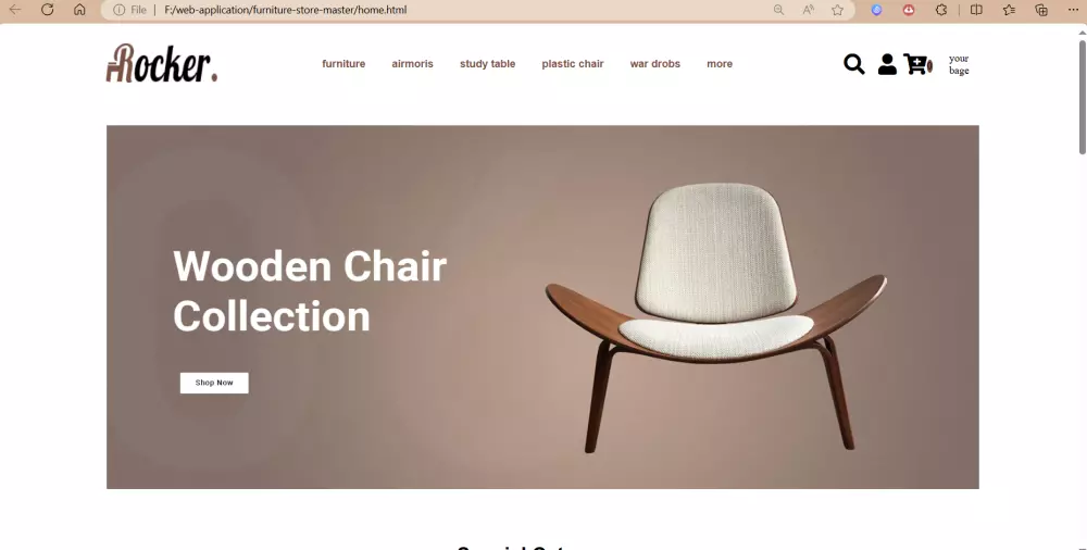 تطوير واجهة أمامية لمواقع الكترونية