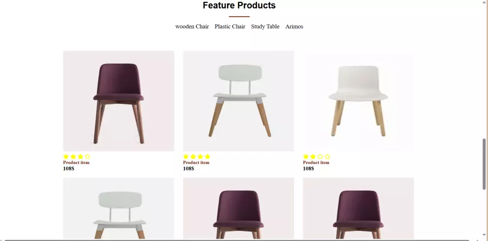 تطوير واجهة أمامية لمواقع الكترونية