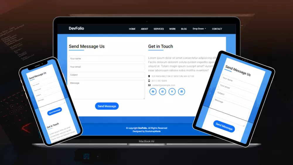 إنشاء صفحة هبوط احترافية للشركات والمؤسسات والمواقع الشخصية