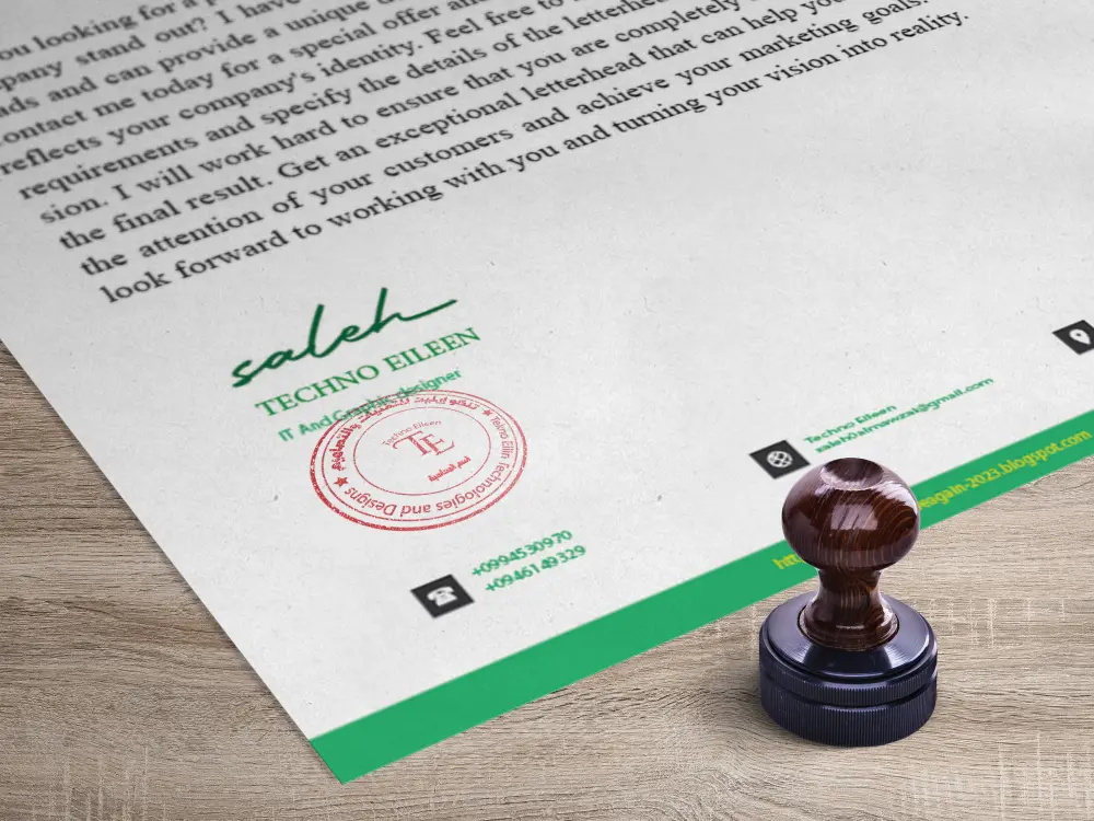 تصميم ختم احترافي جاهز للطباعة والاستخدام الرقمي