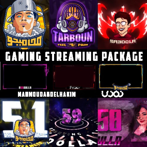 جيمينج استريم باكدج تويتش و فيس بوك