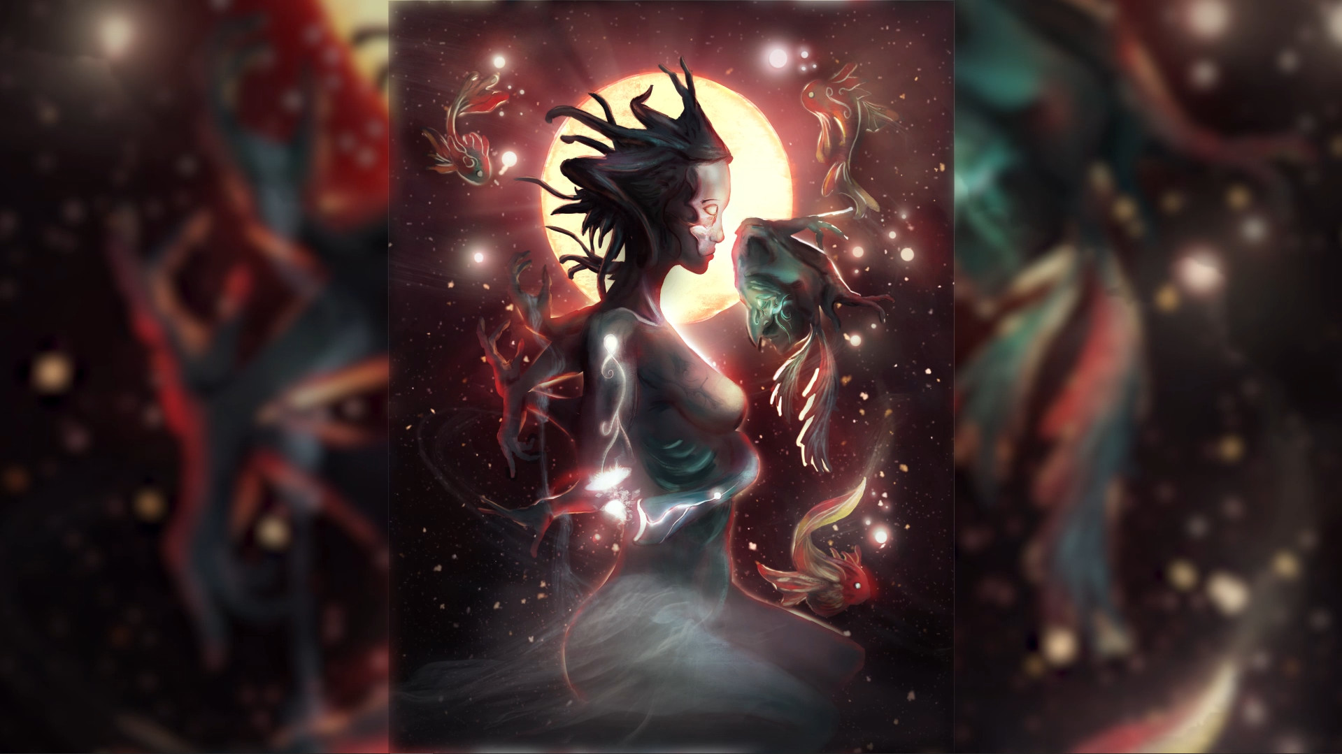 تحريك اي عمل فني قمت برسمه او تصميمه