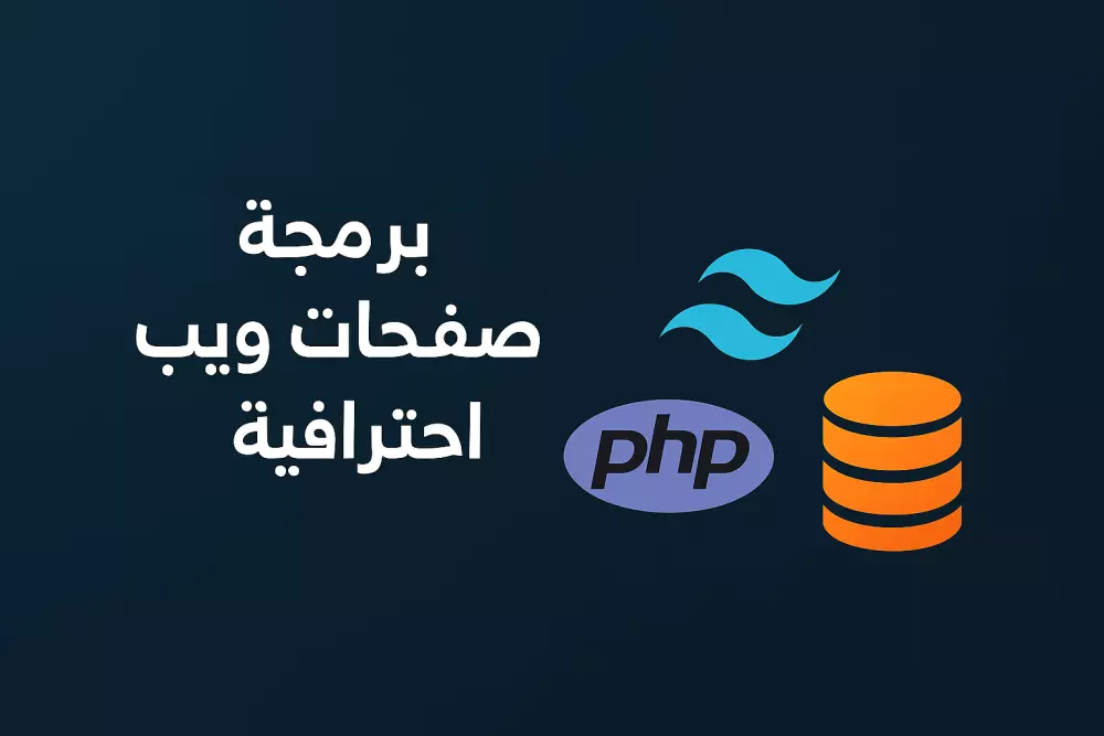تطوير صفحات ويب احترافية باستخدام PHP وTailwind CSS وربطها بقاعدة بيانات MySQL