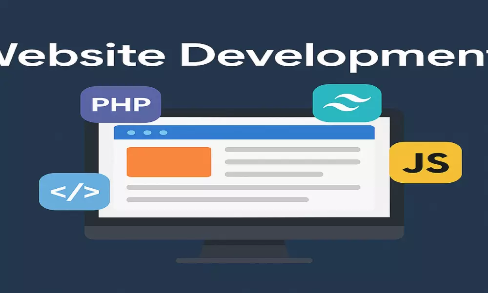 تطوير صفحات ويب احترافية باستخدام PHP وTailwind CSS وربطها بقاعدة بيانات MySQL