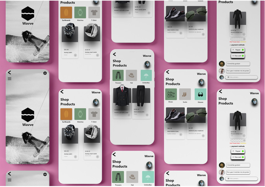 سأقوم بتصميم واجهات المستخدم لمشروعك ولعملك