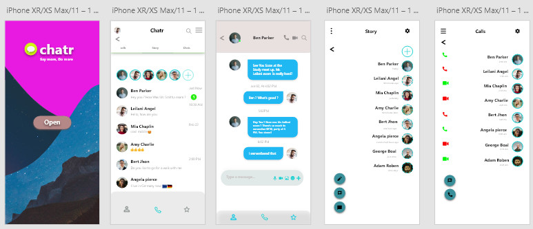 سأقوم بتصميم واجهات المستخدم لتطبيقاتك ومواقعك
