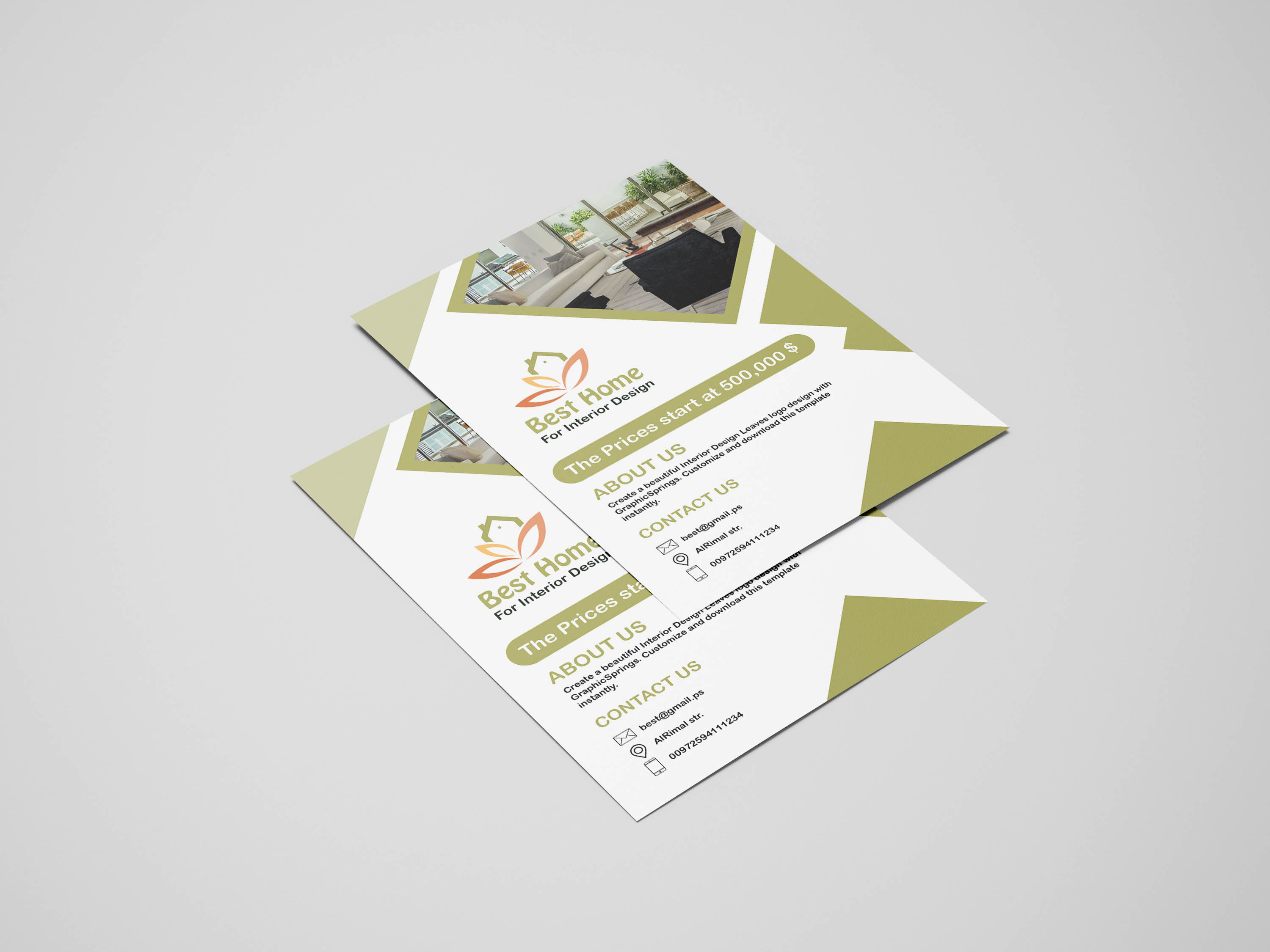 تصميم فلاير ابداعي للتعريف عن شركتك ومشروعك