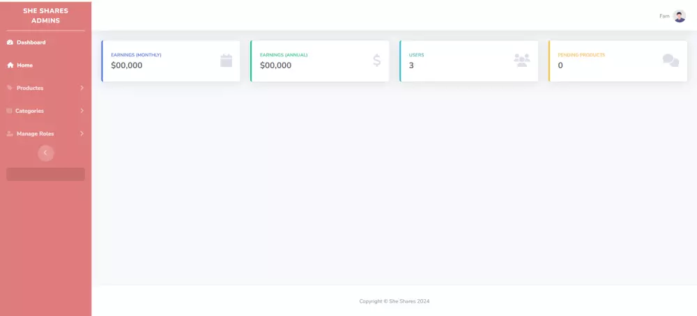 داش بورد مخصصة لادارة المنتجات| DashBorsd