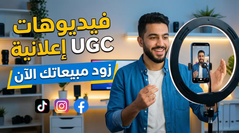 ساصمم لك فيديوهات UGC اعلانية احترافية لزيادة المبيعات
