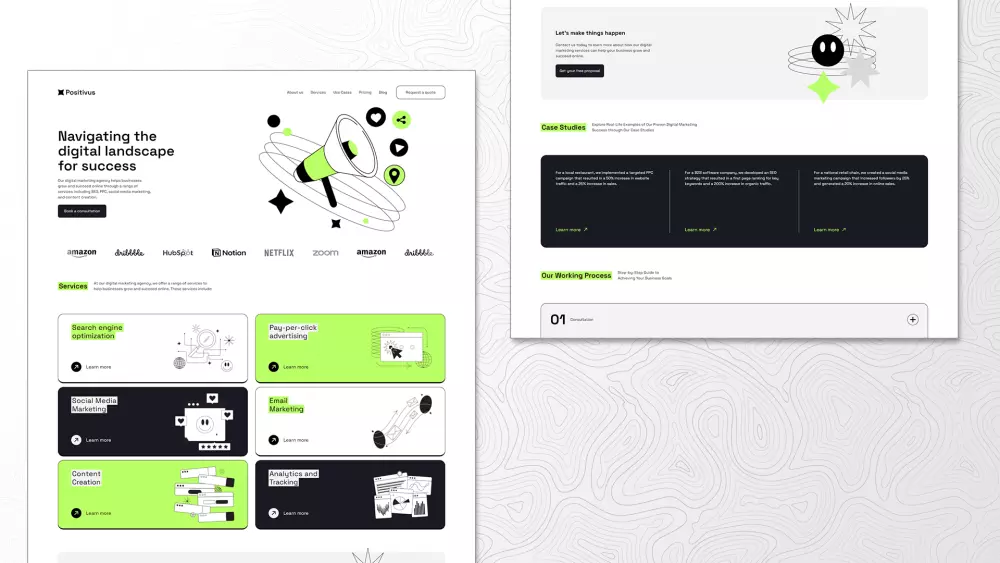 تصميم و تطوير صفحة هبوط Landing page مميزه لشركتك