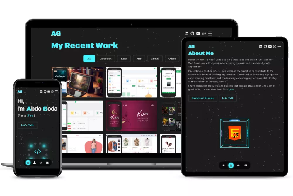 تصميم موقع إلكتروني احترافي وعصري