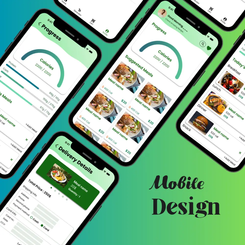 تصميم واجهة وتجربة مستخدم (UI/UX) احترافية لتطبيقك