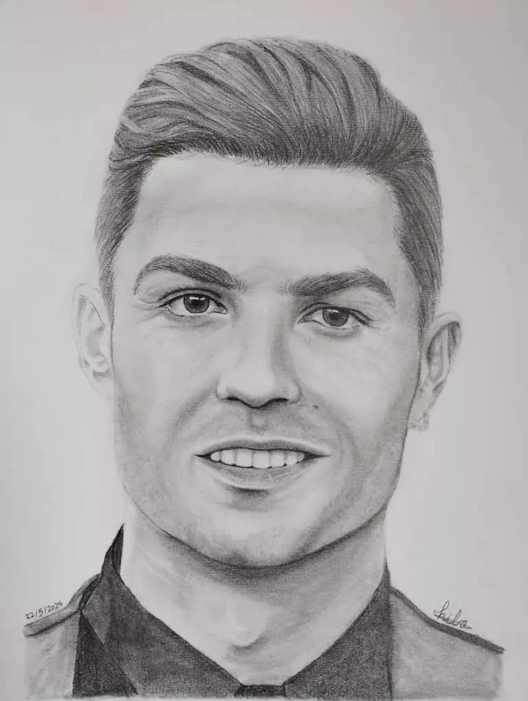 بورتريه احترافي بالقلم الرصاص