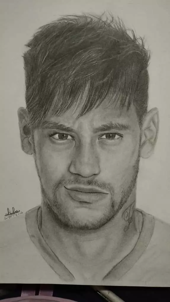 بورتريه احترافي بالقلم الرصاص