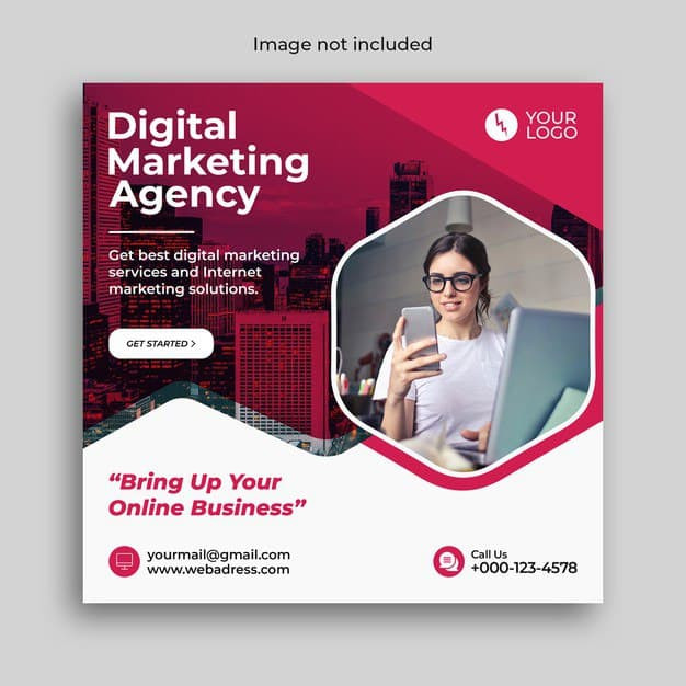 تصميم بوستر سوشيال ميديا احترافي ومميز