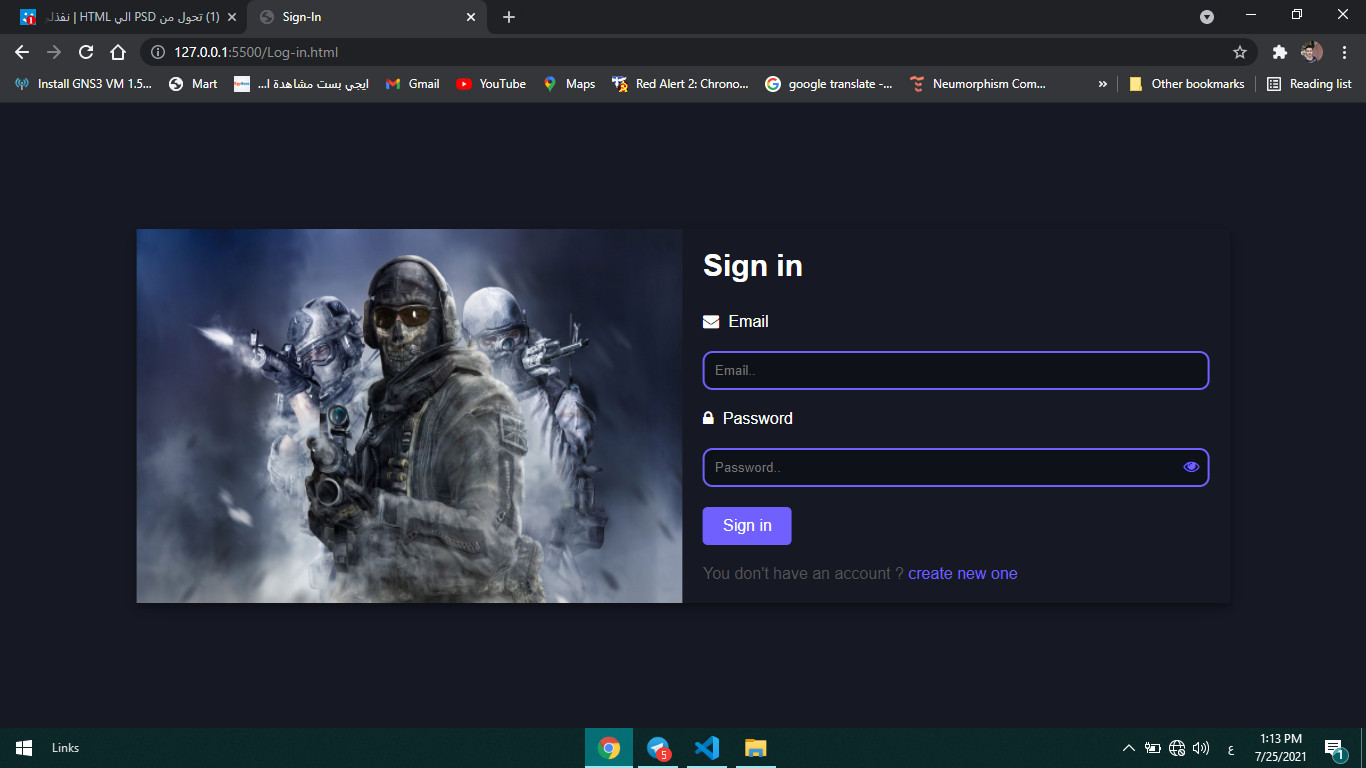 تحويل من PSD الى Front-end