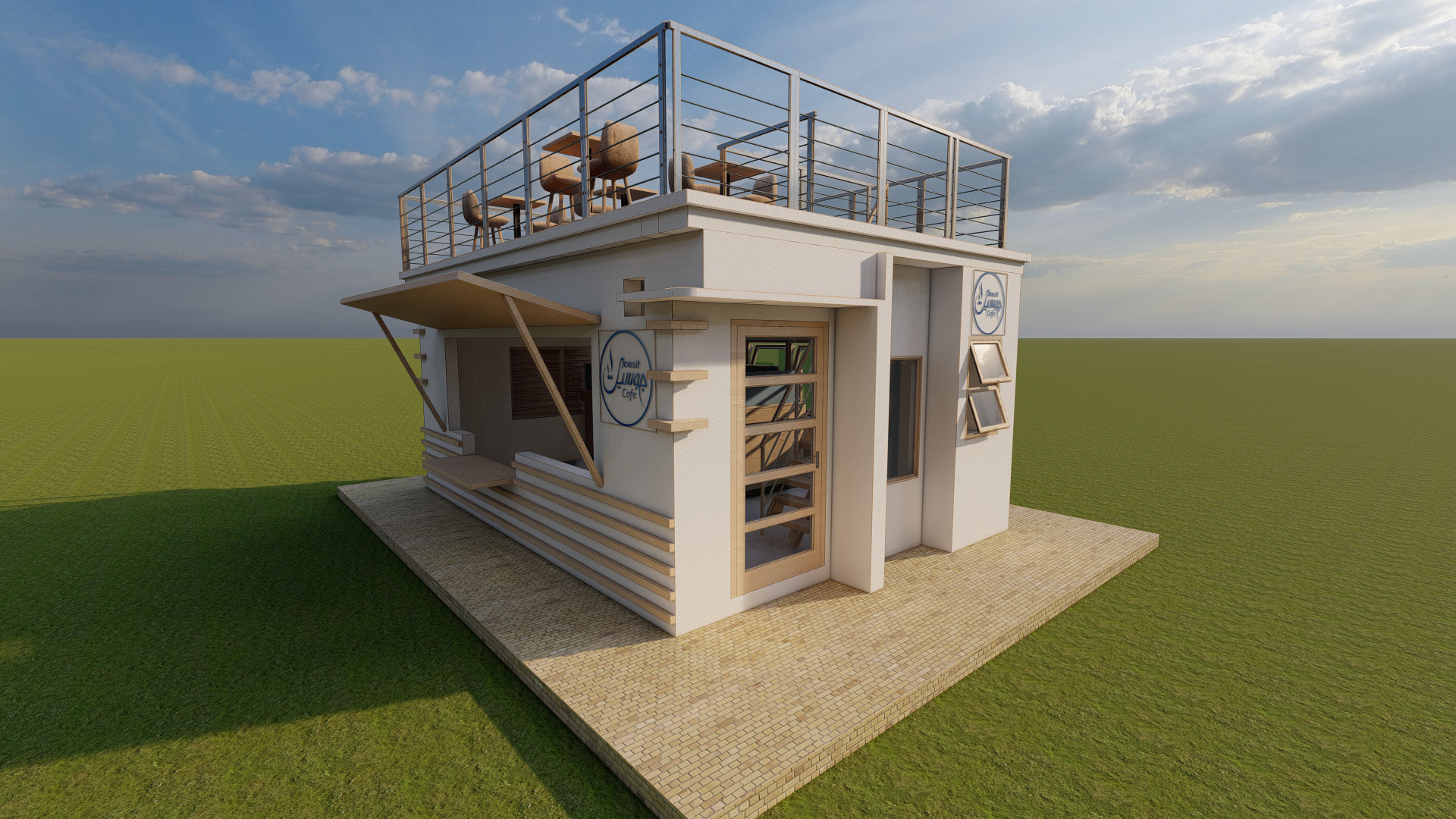 تصميم معماري داخلي أو خارجي 3D باحترافية عالية مع فيديو 3D