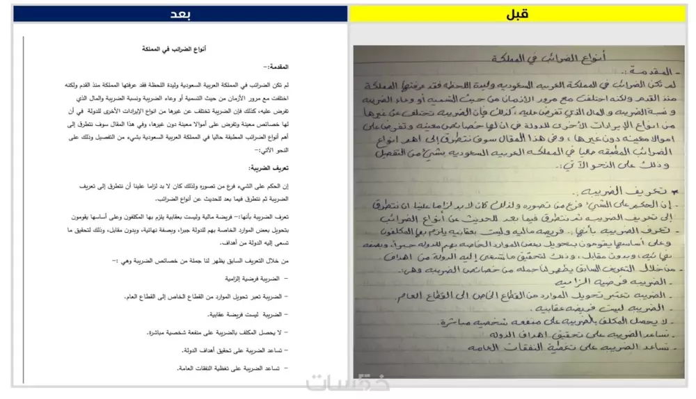 خدمة تفريغ الصور والملفات PDF أو أوراق مسحوبة بالسكانر (Scanner) على ملف Word