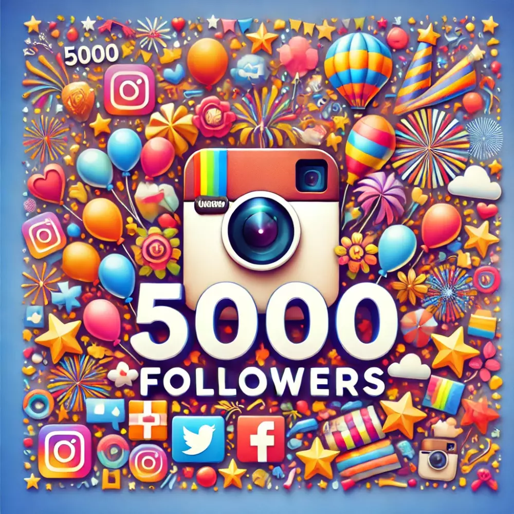 5000 متابع انستجرام